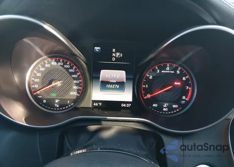 2015 Mercedes-Benz C 63 Amg S из США, поврежденный, VIN 55SWF8HB8FU081965